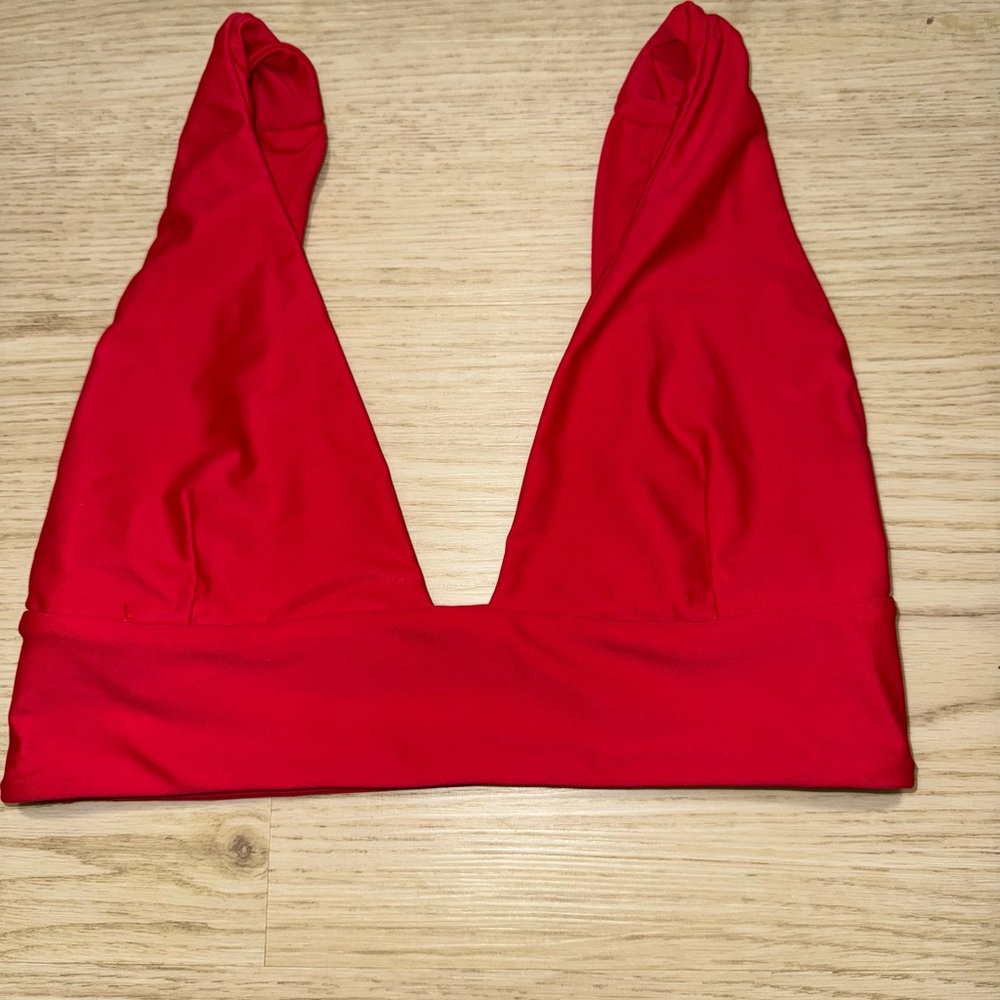 Benoa Swim Red Bikini Top